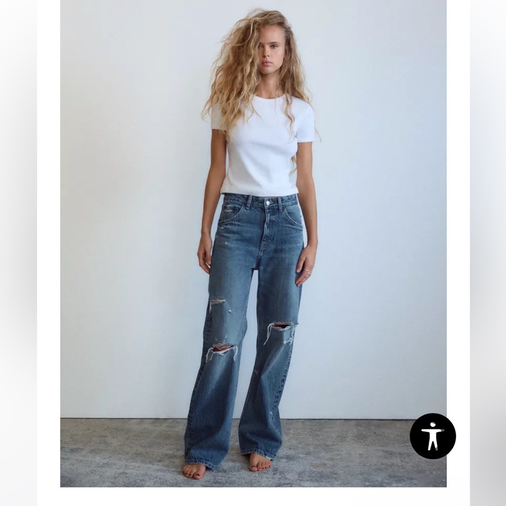 ZARA FRF High Waisted Jeans